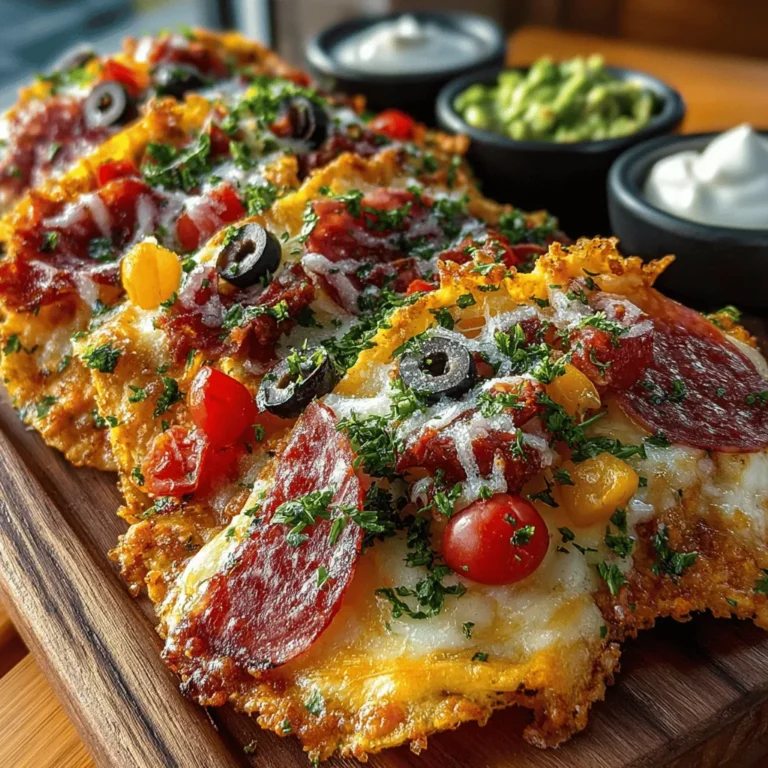 In the world of appetizers and party food, few dishes can rival the deliciousness and visual appeal of nachos. Enter the Charcuterie Board Nachos—a perfect blend of crispy tortilla chips, savory meats, and gooey cheeses, inspired by the classic charcuterie board. This recipe not only elevates your snacking game but is also a fantastic way to impress guests at your next gathering. Whether you're hosting a game night, a casual get-together, or simply indulging in a cozy night at home, these nachos bring together the best of both worlds—comfort food meets gourmet flair. Let’s dive into this delightful recipe that’s both easy to prepare and utterly satisfying.