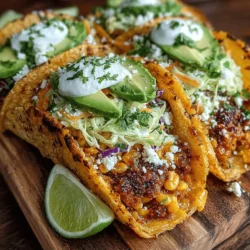 Tacos have transcended their traditional roots to become a beloved staple in contemporary cuisine, celebrated for their versatility and array of flavors. Whether it's a casual weeknight dinner or a festive gathering, tacos provide a canvas for creativity, inviting an endless combination of ingredients and styles. Among the myriad taco recipes available, Crispy Sweet Corn & Jalapeño Tacos stand out for their delightful fusion of sweet and spicy elements. This dish not only showcases the natural sweetness of corn but also introduces a kick from fresh jalapeños, making it a vibrant choice for any meal.
