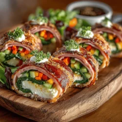 Ham roll-ups are a delightful and versatile snack or meal option that can easily cater to a variety of tastes and dietary preferences. Whether you're hosting a casual get-together, preparing a quick lunch, or looking for a nutritious after-school snack, ham roll-ups offer a perfect solution. Their appeal lies not only in their delicious flavors but also in their simple preparation process, which allows you to create a delightful dish in just a matter of minutes. This recipe, dubbed "Ham Roll-Ups Delight," takes advantage of fresh ingredients, making it not only tasty but also a nutritious choice for any occasion.