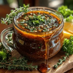 In the realm of salads and dressings, a vibrant vinaigrette can elevate a simple dish into a culinary masterpiece. The Zesty Herbal Balsamic Vinaigrette stands out as a perfect blend of tangy balsamic vinegar, rich extra virgin olive oil, and aromatic herbs. This dressing not only enhances the flavors of your greens but also infuses a refreshing twist into a variety of dishes, making it an indispensable addition to your culinary repertoire. Whether drizzled over a fresh salad, used as a marinade, or served alongside grilled vegetables, this vinaigrette offers versatility and depth, ensuring that every meal is a celebration of flavor.